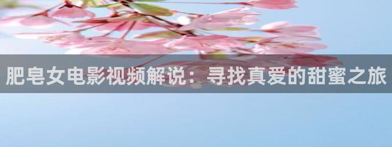 西瓜影院高清在线观看电视剧：肥皂女电影视频解说：寻找真爱的甜蜜之旅
