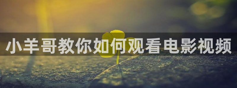 西瓜影院在线观看免：小羊哥教你如何观看电影视频