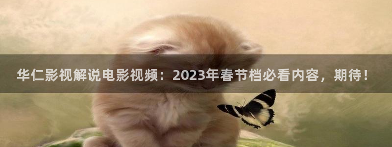 西瓜影院免费在线：华仁影视解说电影视频：2023年春节档必看内容，期待！